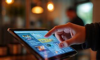 Personnalisation de commande de repas sur tablette