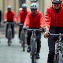 Équipe de livraison rapide à vélo à Lyon